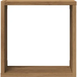 VIDAXL - Étagères cube murales 4 pcs chêne artisanal bois d'ingénierie