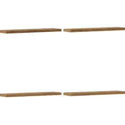 VIDAXL - Étagères murales 4 pcs chêne artisanal 40x10x1,5 cm