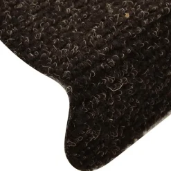 VIDAXL - Tapis d'escalier auto-adhésifs 5 pièces 65 x 21 x 4 cm marron foncé demi-rond grand