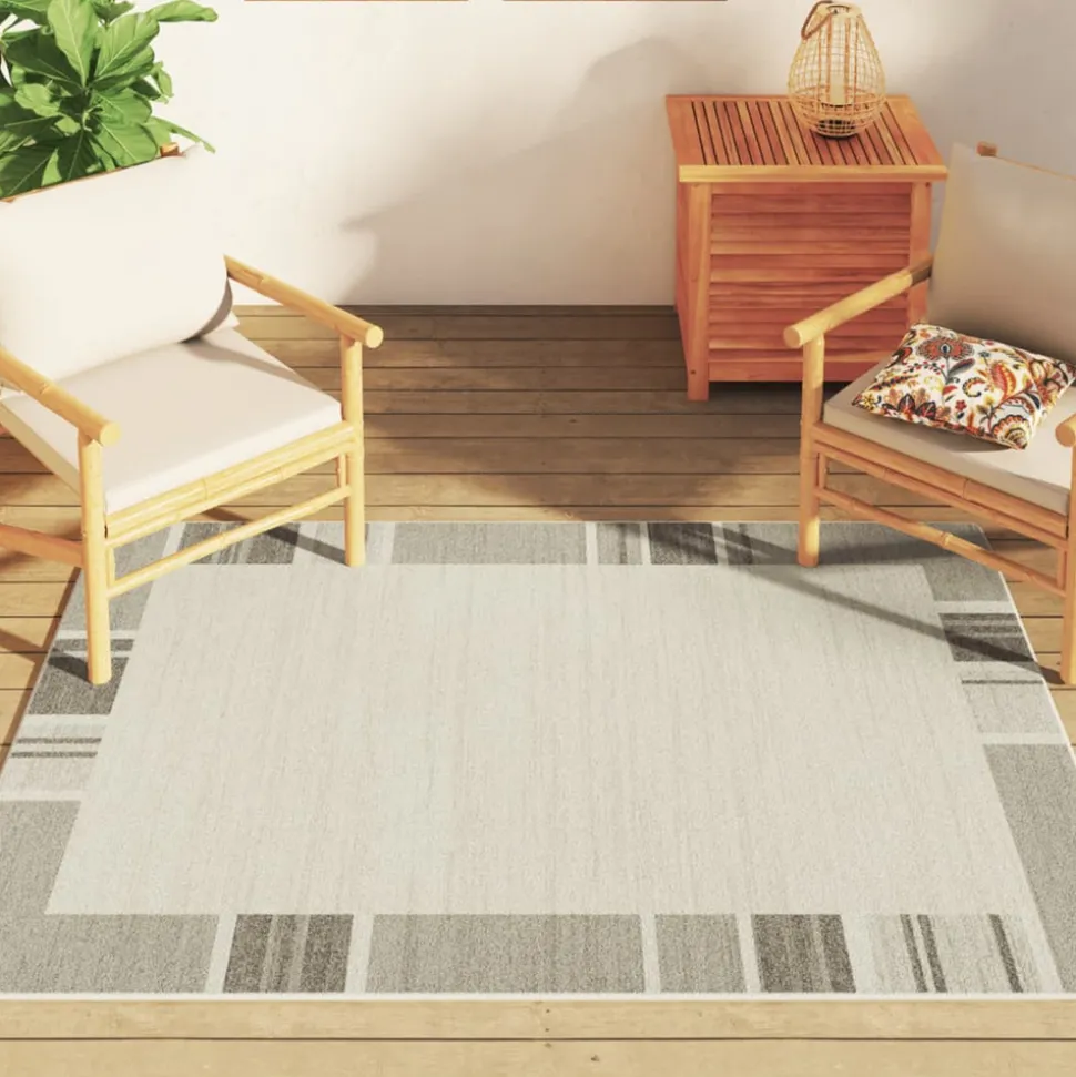 VIDAXL - Tapis intérieur extérieur à poils courts 120x180cm antidérapant