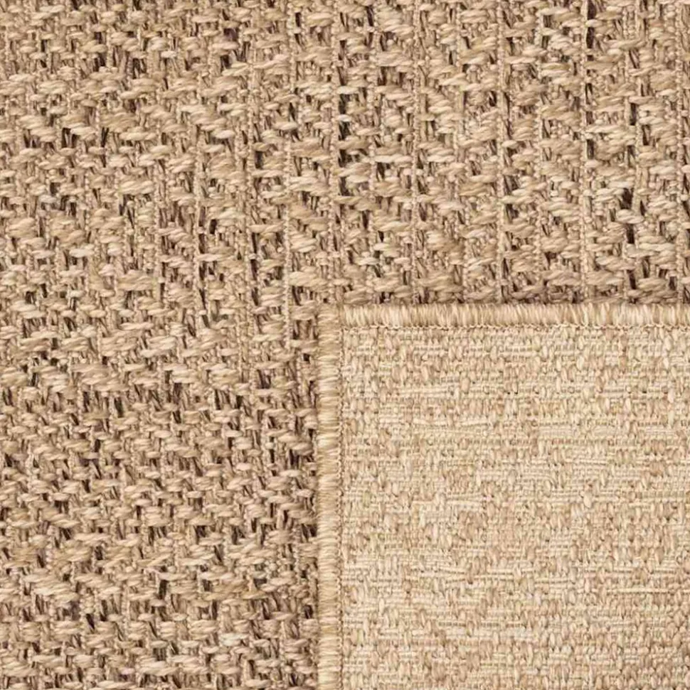VIDAXL - Tapis zizur 60x110 cm aspect de jute intérieur et extérieur
