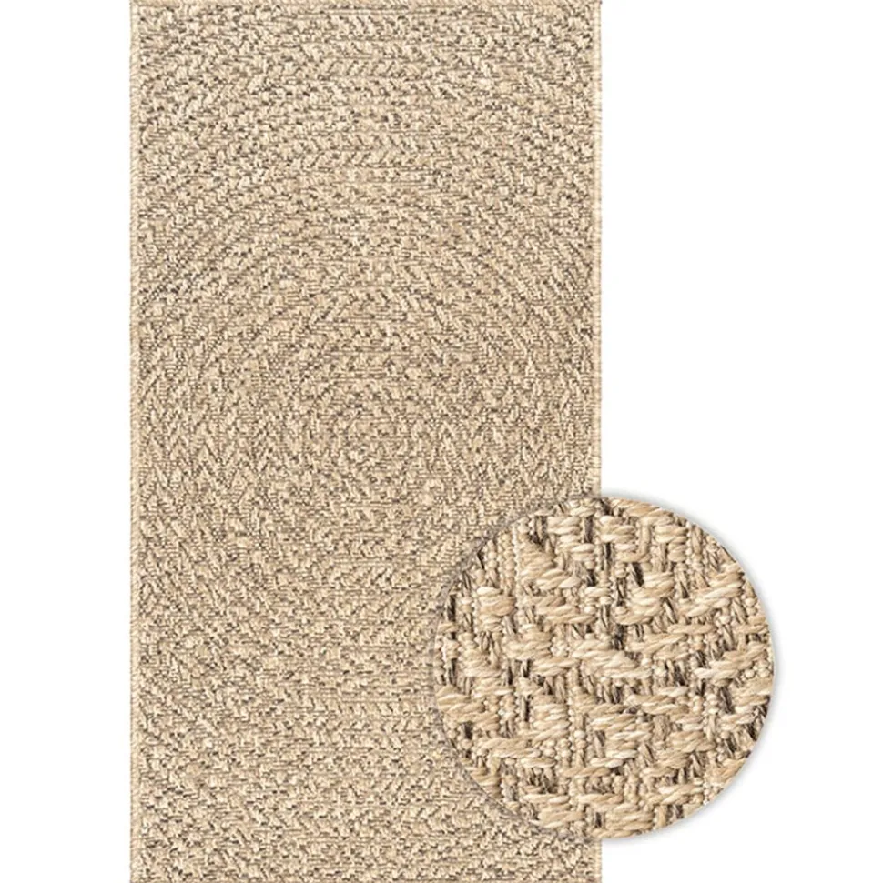 VIDAXL - Tapis zizur 60x110 cm aspect de jute intérieur et extérieur