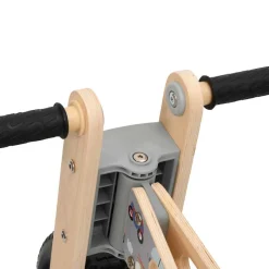 VIDAXL - Vélo d'équilibre pour enfants imprimé gris