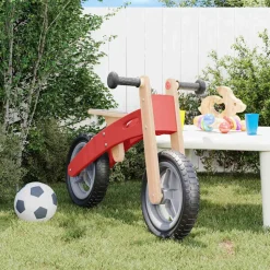 VIDAXL - Vélo d'équilibre pour enfants rouge