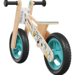 VIDAXL - Vélo d'équilibre pour enfants imprimé bleu