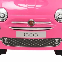 VIDAXL - Voiture à chevaucher fiat 500 rose