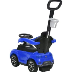 VIDAXL - Voiture à pédales volkswagen t-roc bleu