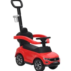 VIDAXL - Voiture à pédales volkswagen t-roc rouge