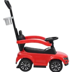 VIDAXL - Voiture à pédales volkswagen t-roc rouge