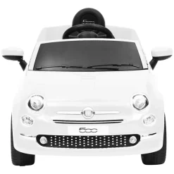 VIDAXL - Voiture électrique pour enfants fiat 500 blanc