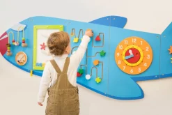 VIGA TOYS - Panneau d'activités mural avion