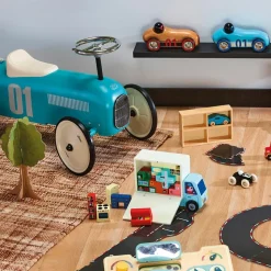 VILAC - Porteur voiture vintage bleu aqua