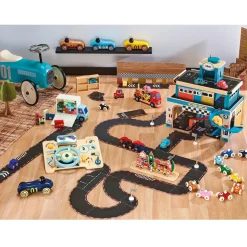 VILAC - Porteur voiture vintage bleu aqua