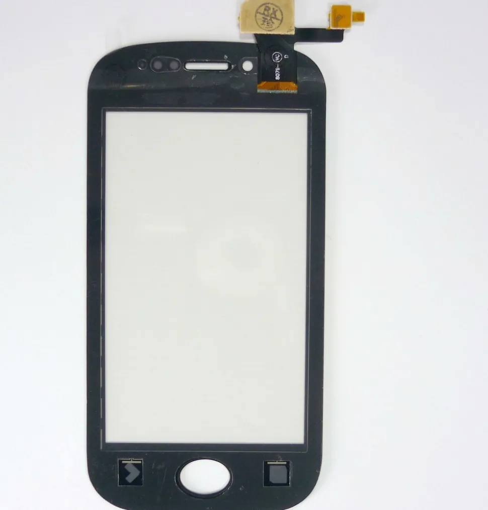 WIKO - Vitre écran tactile noir + adhésif pré-installé pour wiko sublim