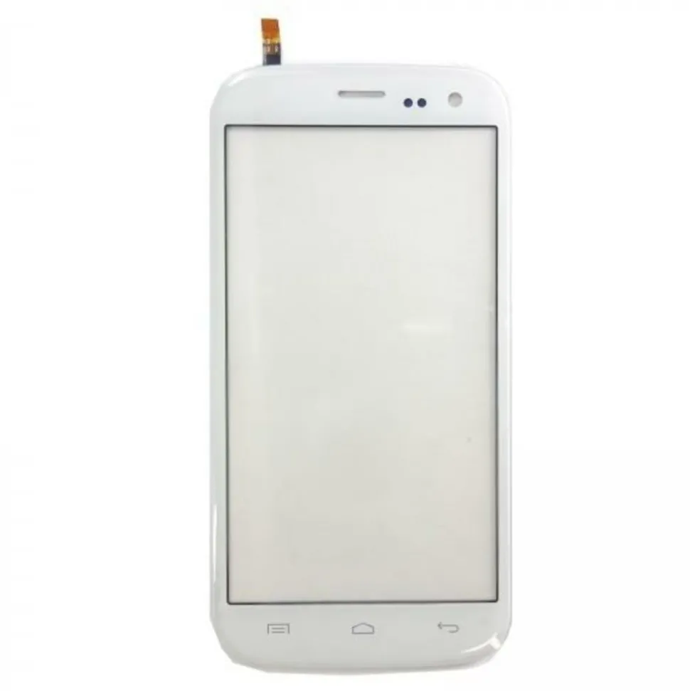 WIKO - Vitre écran tactile blanc + adhésif pré-installé pour wiko darknight