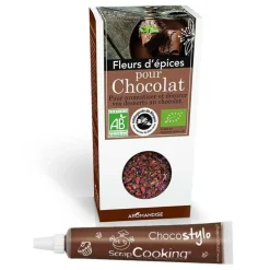 YOUDOIT - Fleurs d'épices pour chocolat + stylo chocolat