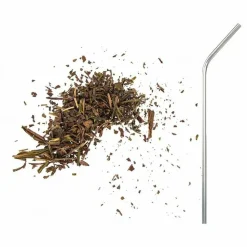 YOUDOIT - Thé vert bio japonais bancha hojicha 30 g + 4 pailles en inox