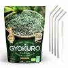 YOUDOIT - Thé vert gyokuro 50 g + 4 pailles en inox