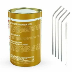YOUDOIT - Tisane bio soirées d'hiver + 4 pailles en inox