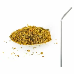 YOUDOIT - Tisane d'or bio curcuma-gingembre 20 sachets + 4 pailles en inox